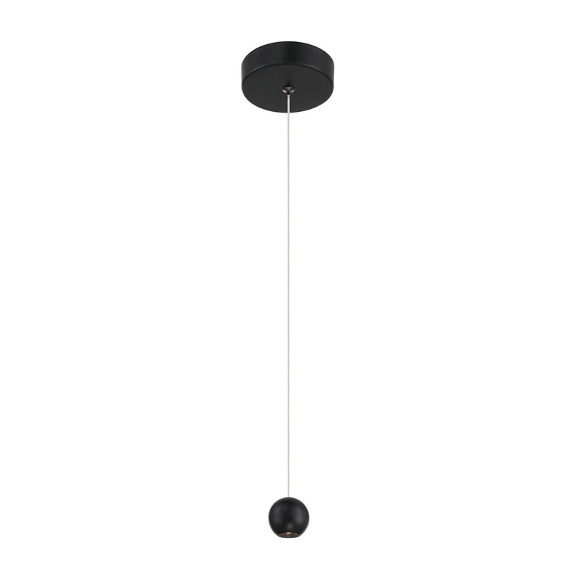 George Kovacs P1460-66A-L Itty LED Mini Pendant, Coal