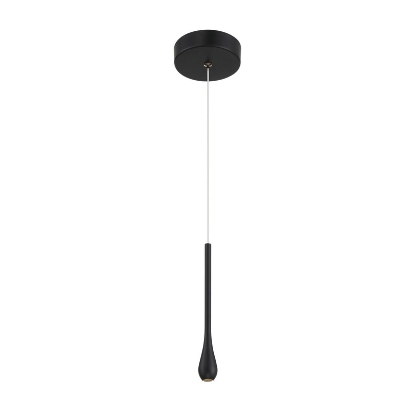 George Kovacs P1461-66A-L Pingo LED Mini Pendant, Coal