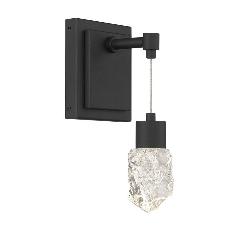 George Kovacs P1535-066-L Kosmyc LED Wall Sconce, Sand Black