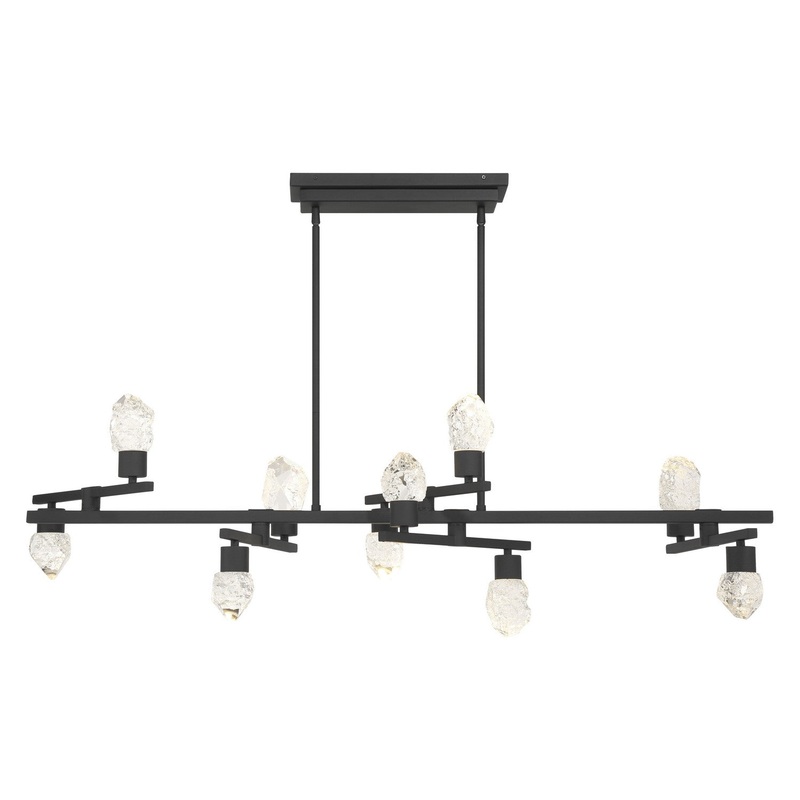George Kovacs P1538-066-L Kosmyc LED Island Pendant, Sand Black