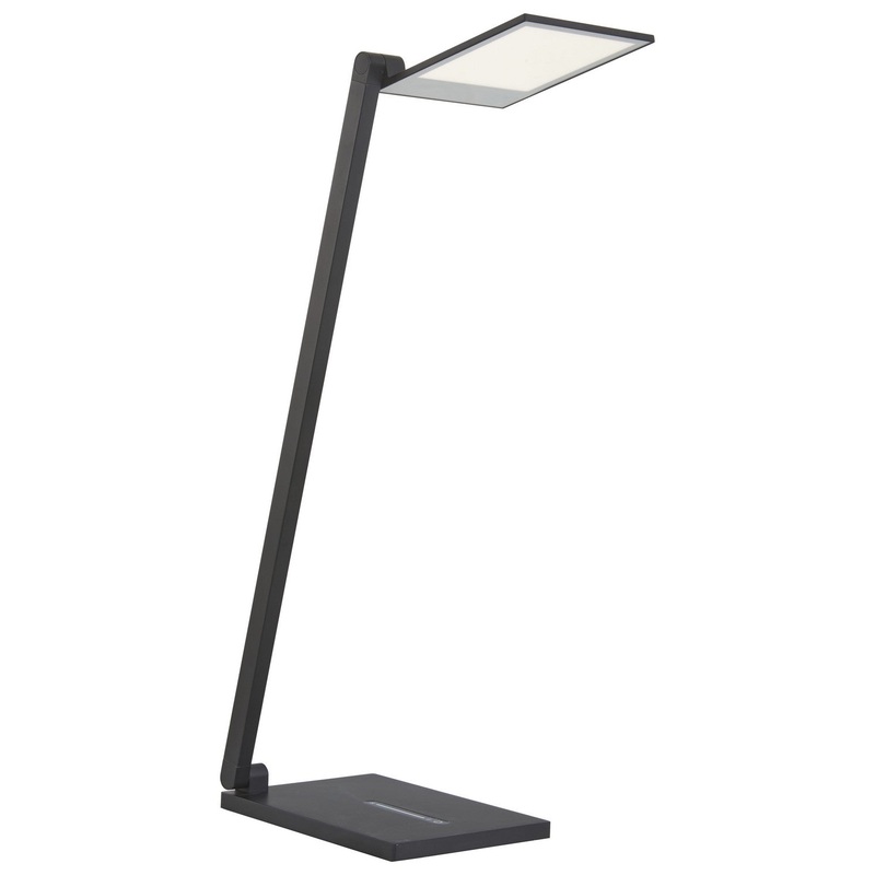 George Kovacs P1933-66A-L Kovacs LED Table Lamp, Coal