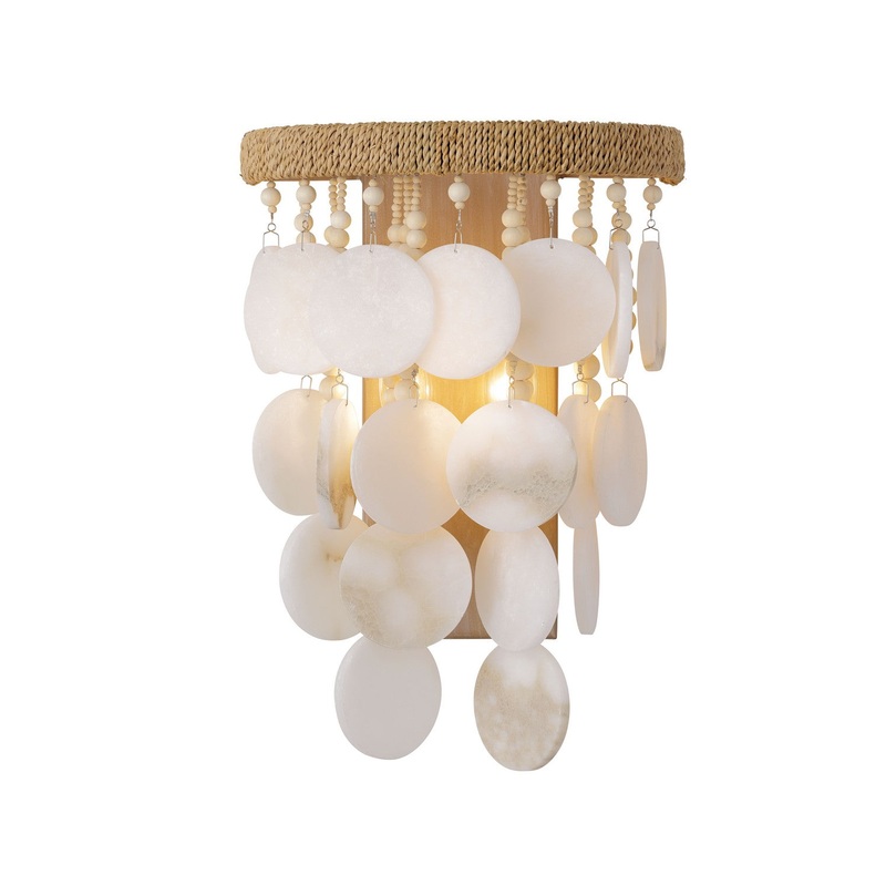Metropolitan N1912-759 Aurelia'S Cove Two Light Wall Sconce, Natural White