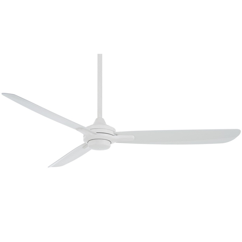 Minka-Aire F728-WHF Rudolph Wet 60" Ceiling Fan, Flat White