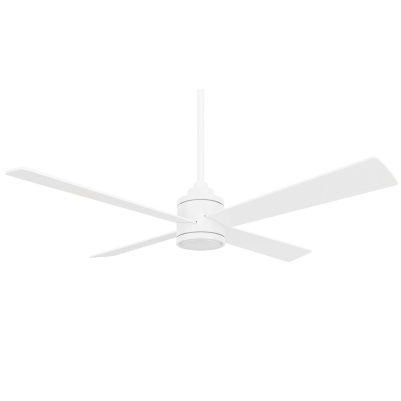 Minka-Aire F796L-WHF Falco 54" Ceiling Fan, Flat White