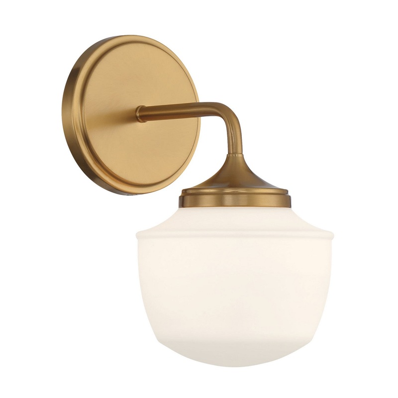 Minka Lavery 2571-575 Cornwell One Light Bath Vanity, Aged Brass