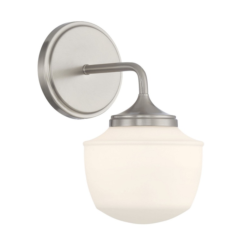 Minka Lavery 2571-84 Cornwell One Light Bath Vanity, Brushed Nickel