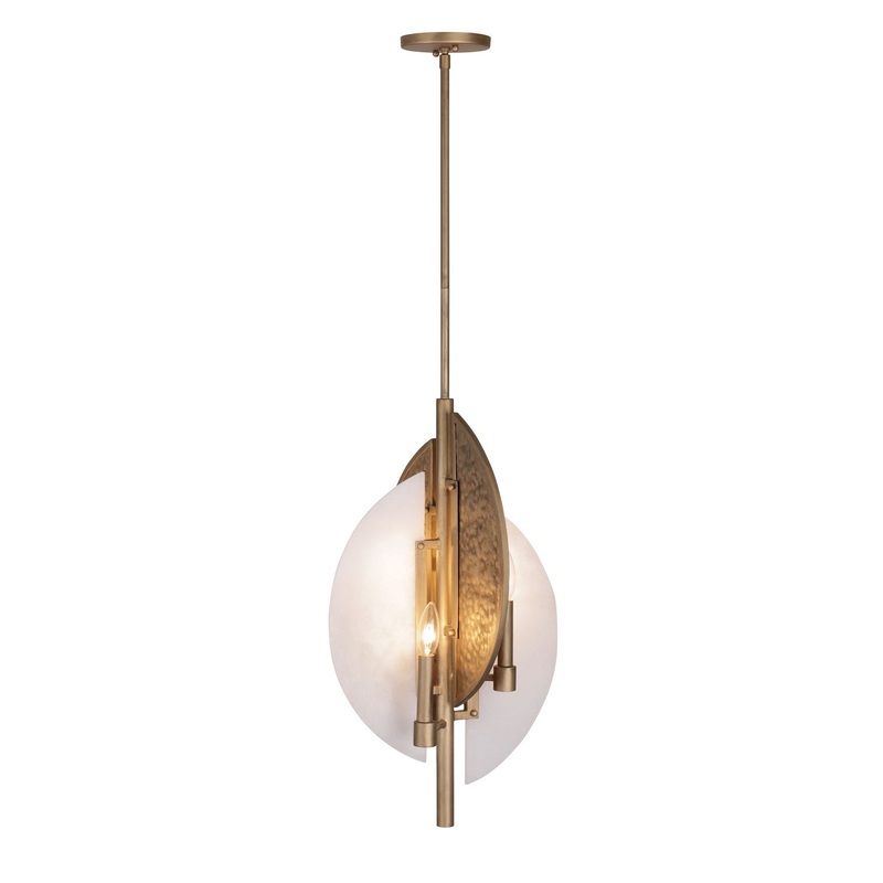 Minka Lavery 3461-788 Saint Martin Four Light Pendant, Ashen Gold