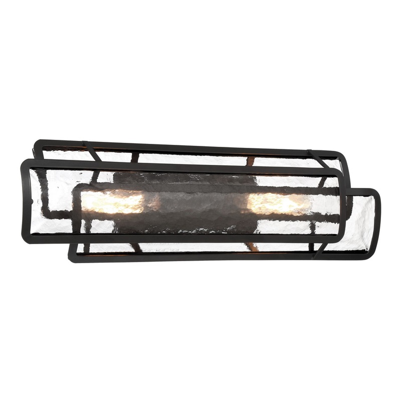 Minka Lavery 5263-66A Bella Collina Two Light Bath Vanity, Coal