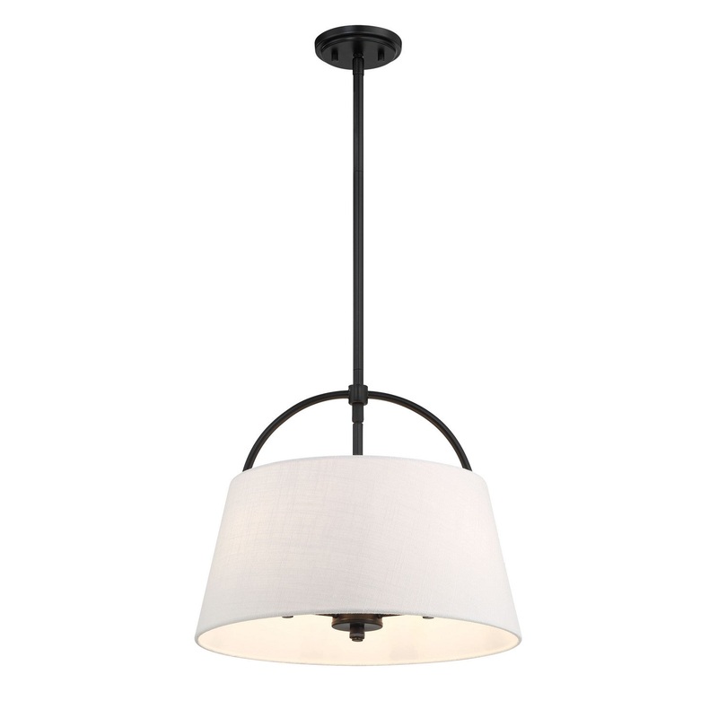 Minka Lavery 5395-66A Headington Three Light Island Pendant, Coal