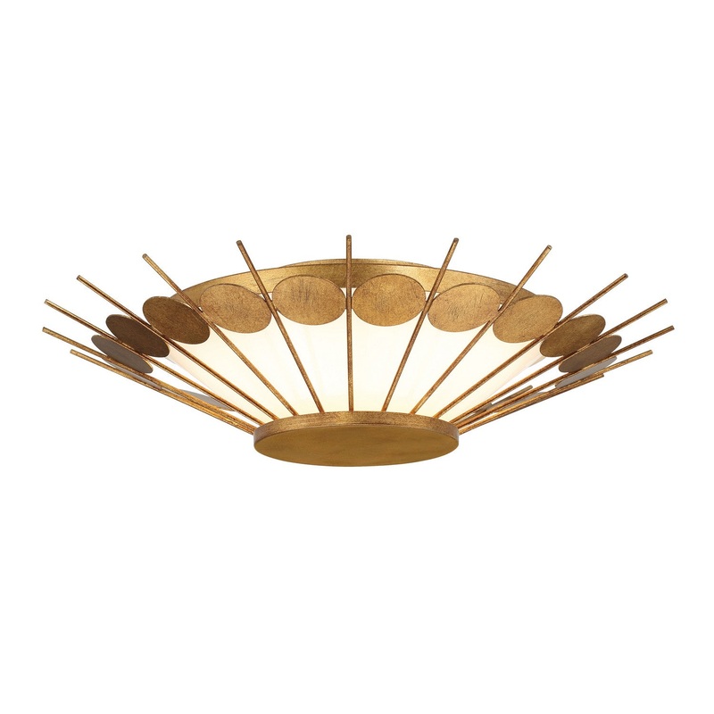 Minka Lavery 5831-596-L Capeieso LED Flush Mount, Elara Gold