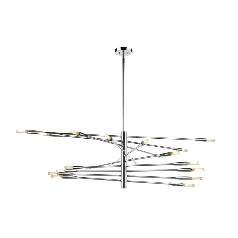 Z-Lite 737-20CH Ascension 20 Light Chandelier, Chrome