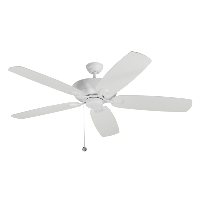 Generation Lighting 5CSM60RZW Colony 60"Ceiling Fan, Matte White