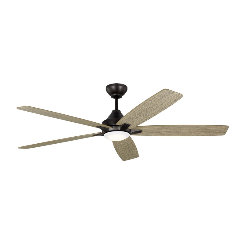 Generation Lighting 5LWDSM60AGPD Lowden 60"Ceiling Fan, Aged Pewter