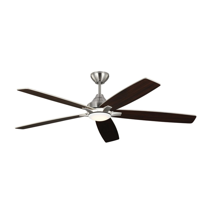 Generation Lighting 5LWDSM60BSD Lowden 60"Ceiling Fan, Brushed Steel
