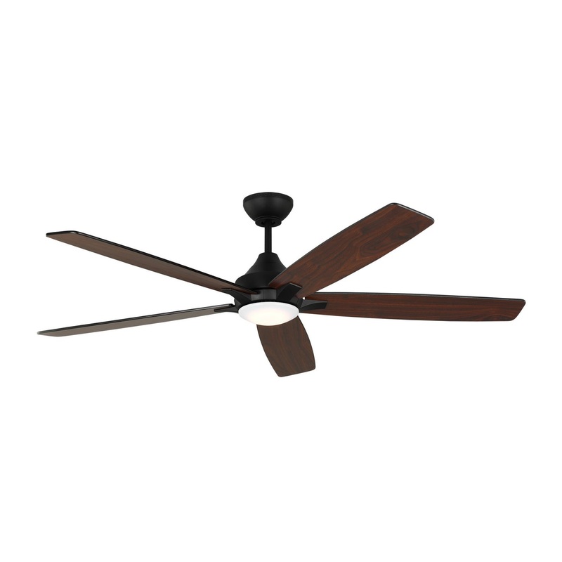 Generation Lighting 5LWDSM60MBKD Lowden 60"Ceiling Fan, Midnight Black