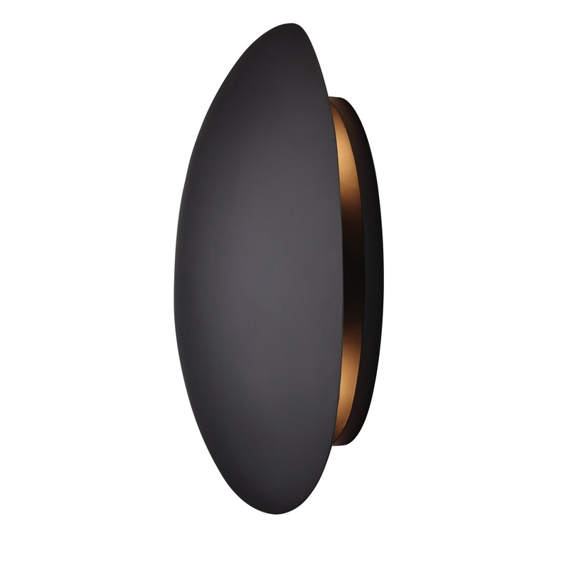 George Kovacs P1331-66A Metalo Misto Two Light Wall Sconce, Matte Black