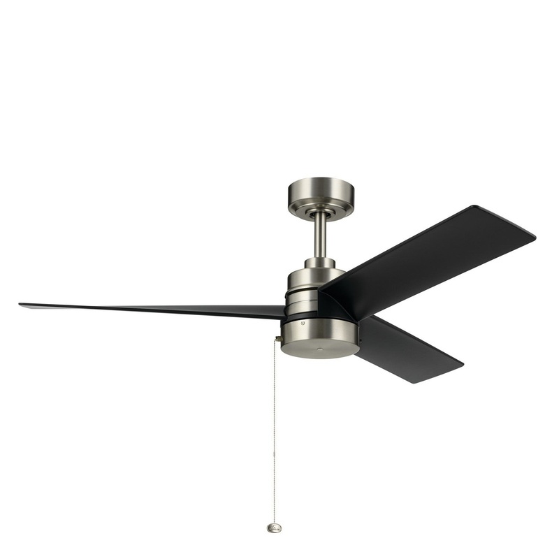 Kichler 300375NI Spyn Lite 52" Ceiling Fan, Brushed Nickel