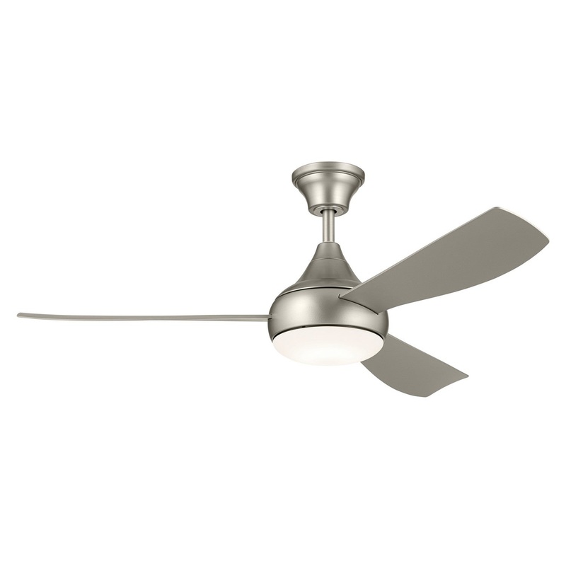 Kichler 310354NI Ample 54" Ceiling Fan, Brushed Nickel