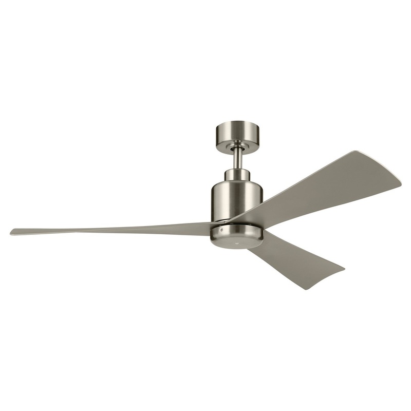 Kichler 310452BSS TRUE 52" Ceiling Fan, Brushed Stainless Steel