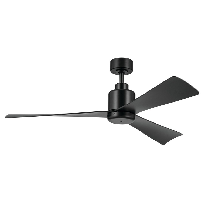 Kichler 310452SBK TRUE 52" Ceiling Fan, Satin Black