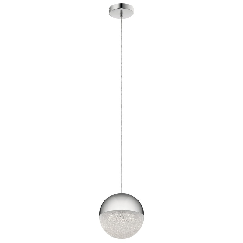 Kichler 83854 Moonlit LED Mini Pendant, Chrome (Discontinued)