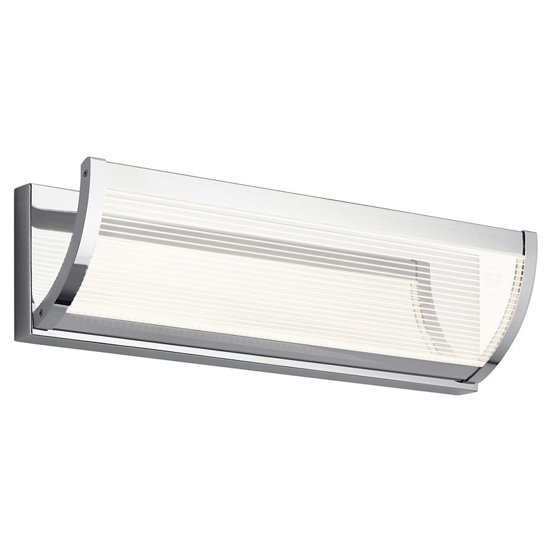 Kichler 85049CH Roone LED Linear Bath, Chrome