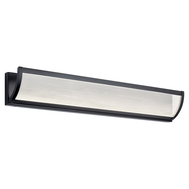 Kichler 85051MBK Roone LED Linear Bath, Matte Black