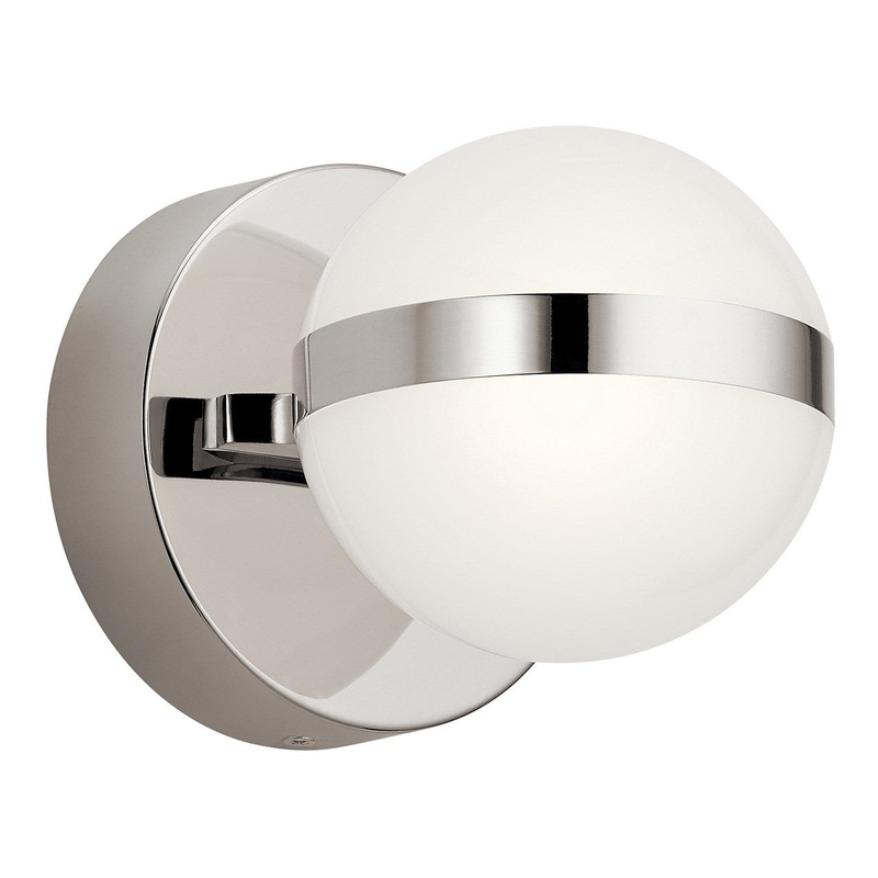 Kichler 85090PN Brettin LED Wall Sconce, Polished Nickel