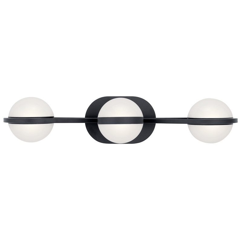 Kichler 85092MBK Brettin LED Bath, Matte Black