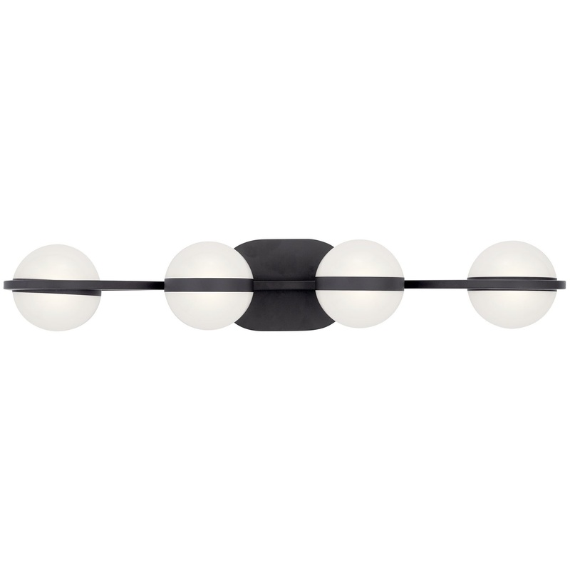 Kichler 85093MBK Brettin LED Bath, Matte Black