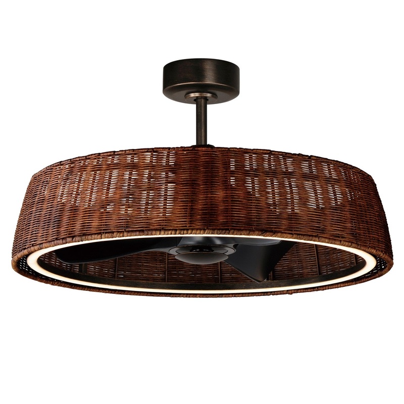 Maxim 61014NADBZ Tulum LED Fandelight, Dark Bronze