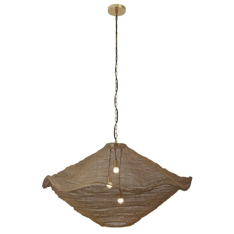 Metropolitan N1763-752 Marseille Three Light Pendant, Brass Antique