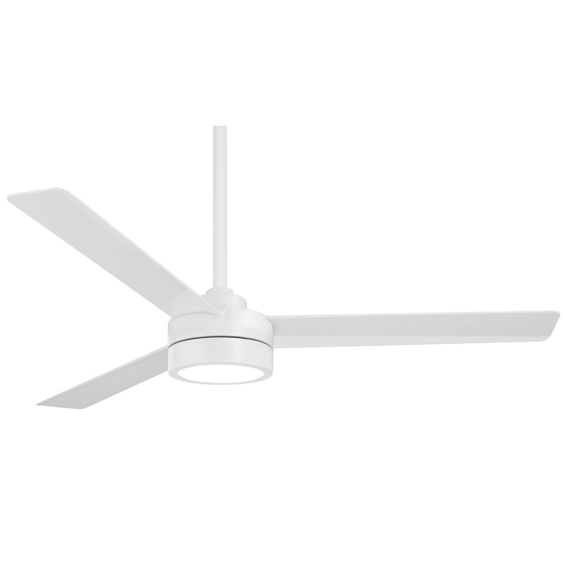 Minka-Aire F535L-WHF Roto LED 52" Ceiling Fan, Flat White