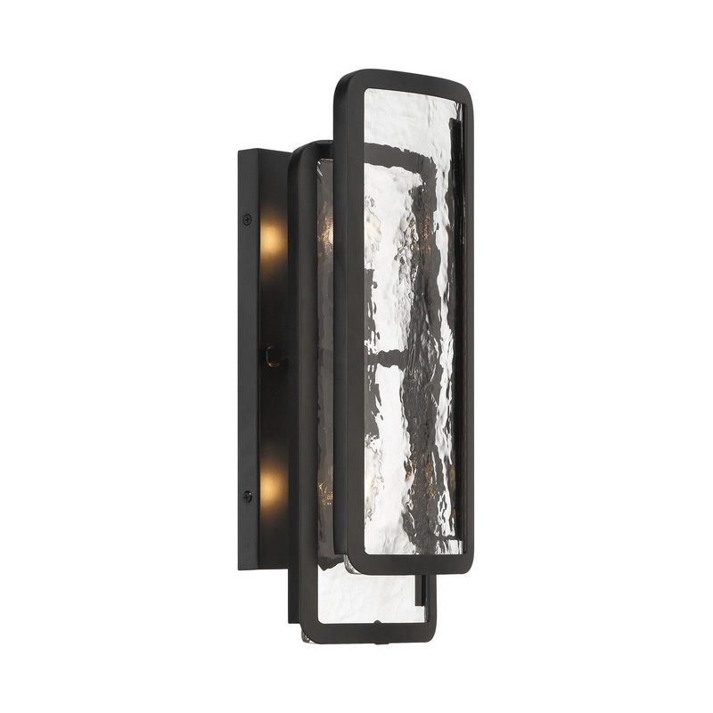 Minka Lavery 5261-66A Bella Collina Two Light Wall Sconce, Coal