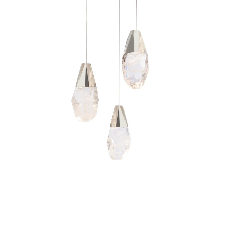 Schonbek Beyond BPD20203OH-PN Martini LED Pendant, Polished Nickel