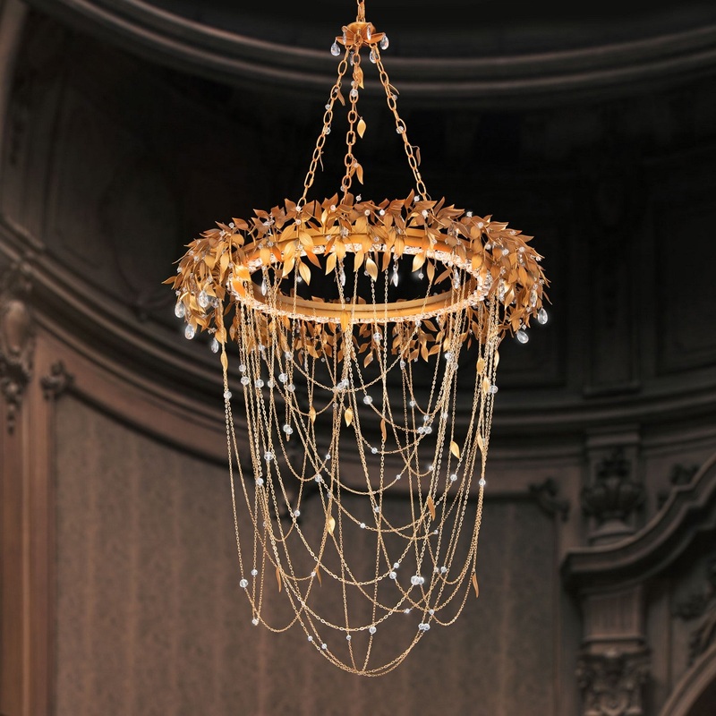 Schonbek S5332-706O Midsummer Night LED Pendant, Gold