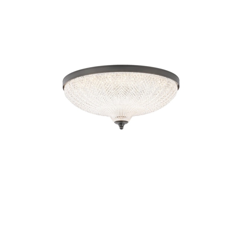 Schonbek S6016-700O Roma LED Flush Mount, Aged Brass