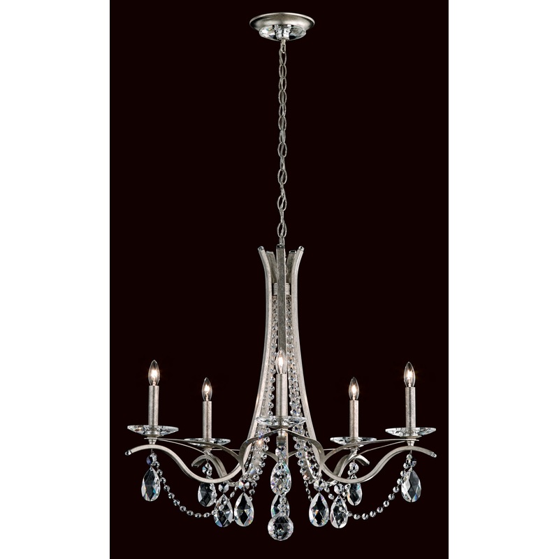 Schonbek VA8335N-76H Vesca Five Light Chandelier, Heirloom Bronze