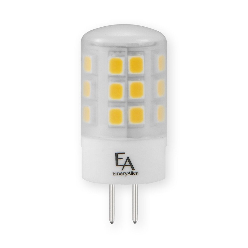 EmeryAllen EA-G4-2.5W-001-279F G4 Bi Pin Base (G4) 12V, 2.5W, 2700K, 250 Lumens