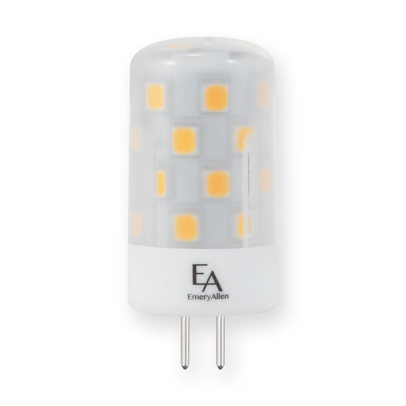 EmeryAllen EA-G4-3.0W-001-279F G4 Bi Pin Base (G4) 12V, 3W, 2700K, 300 Lumens