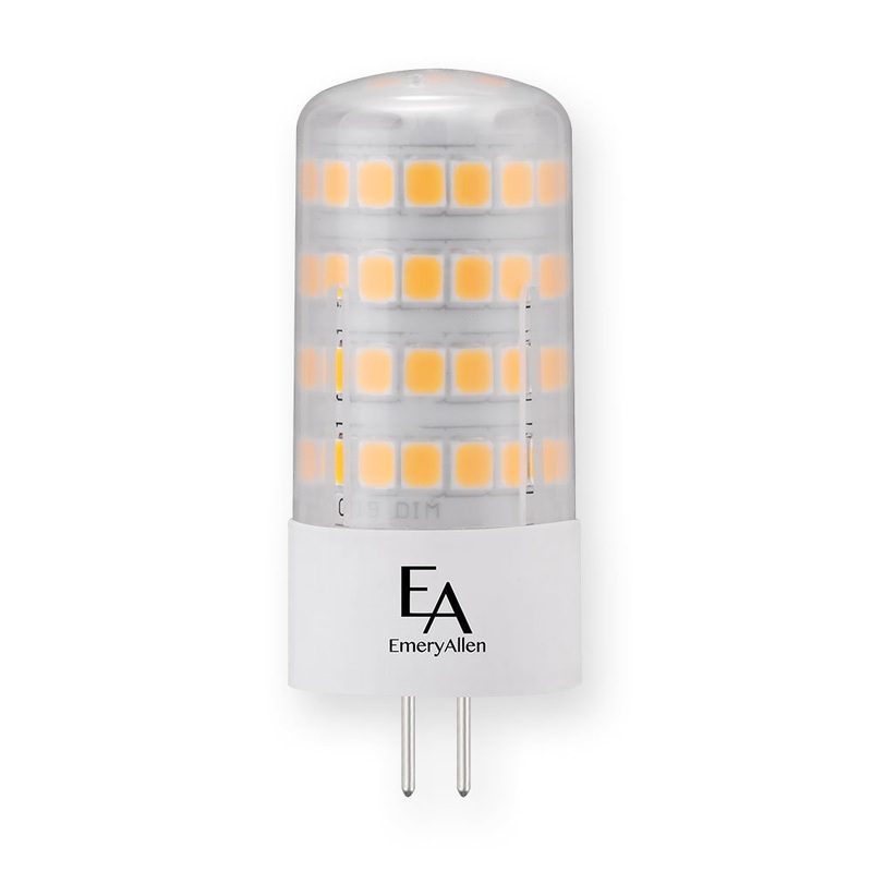 EmeryAllen EA-G4-5.0W-001-279F G4 Bi Pin Base (G4) 12V, 5W, 2700K, 500 Lumens