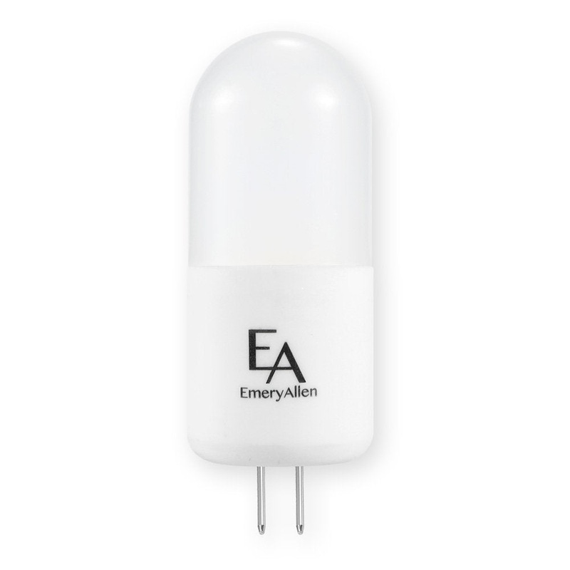 EmeryAllen EA-G4-5.0W-COB-279F G4 Bi Pin Base (G4) 12V, 5W, 2700K, 400 Lumens