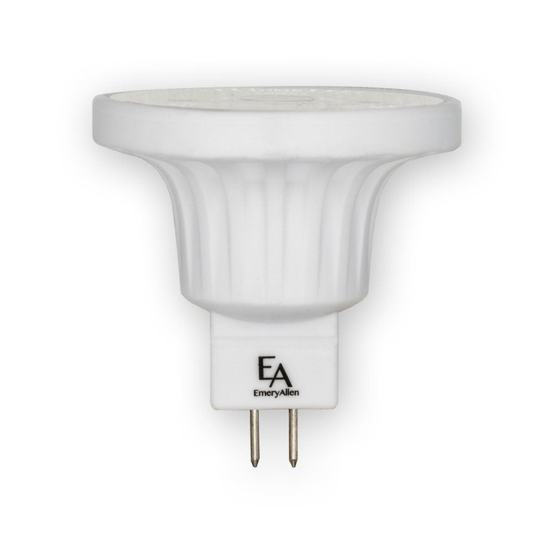 EmeryAllen EA-MR16-1.0W-36D-3090-D Mr16 Gu5.3 Base (Mr16) 12V, 1W, 3000K, 85-130 Lumens