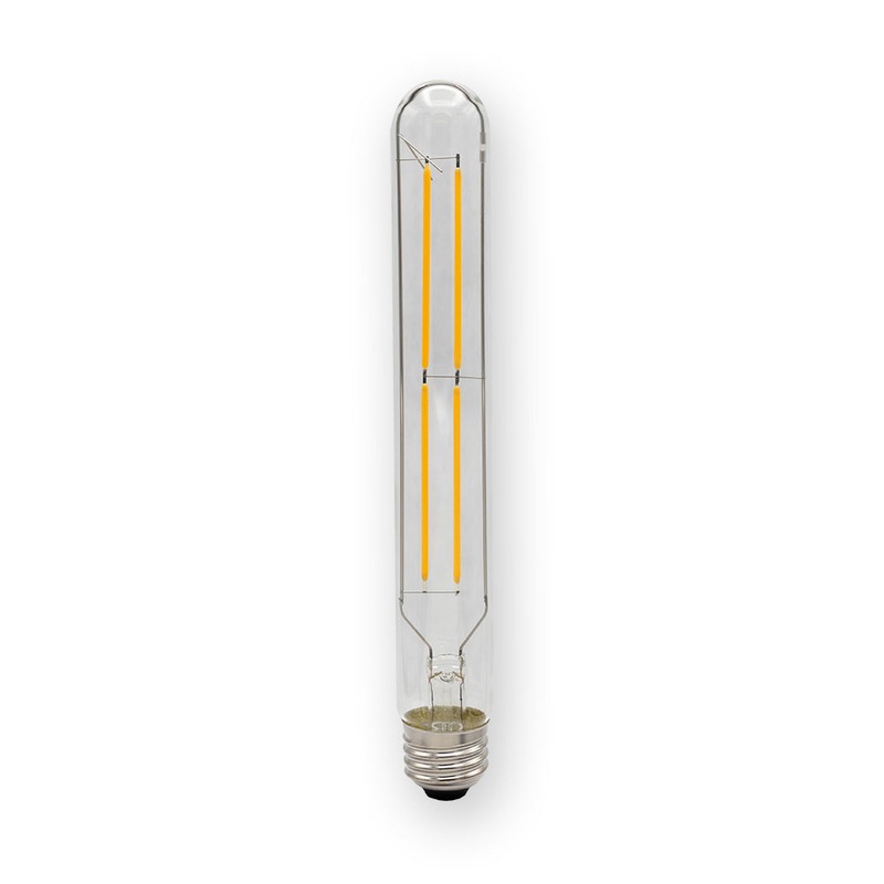 EmeryAllen EA-T10-4.0W-E26-225-3090-D Tubular T10 (E26 Base) 120V Filament Bulb, 4W, 3000K, 400 Lumens