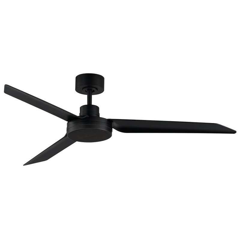 Maxim 88807BK Ultra Slim 52"Outdoor Ceiling Fan, Black