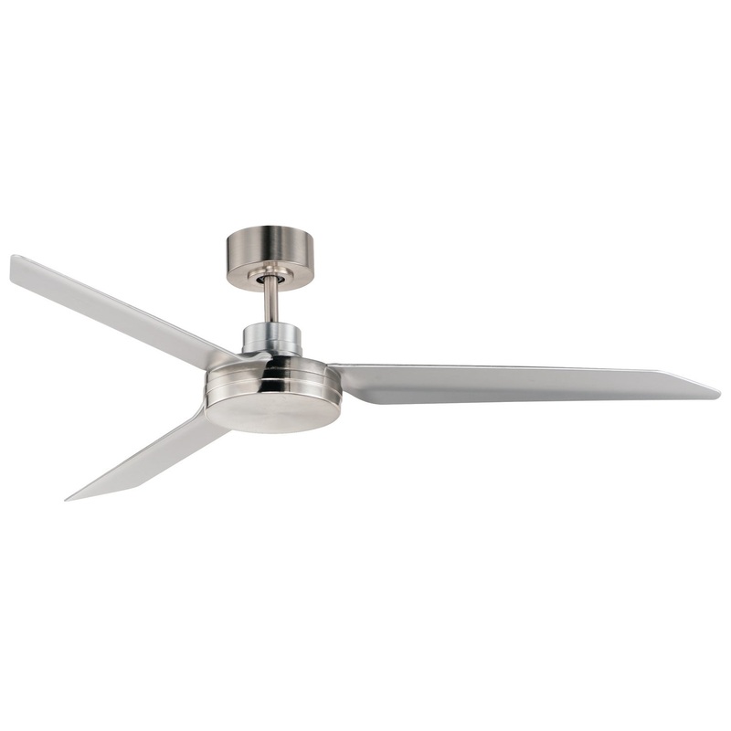 Maxim 88807SN Ultra Slim 52"Outdoor Ceiling Fan, Satin Nickel