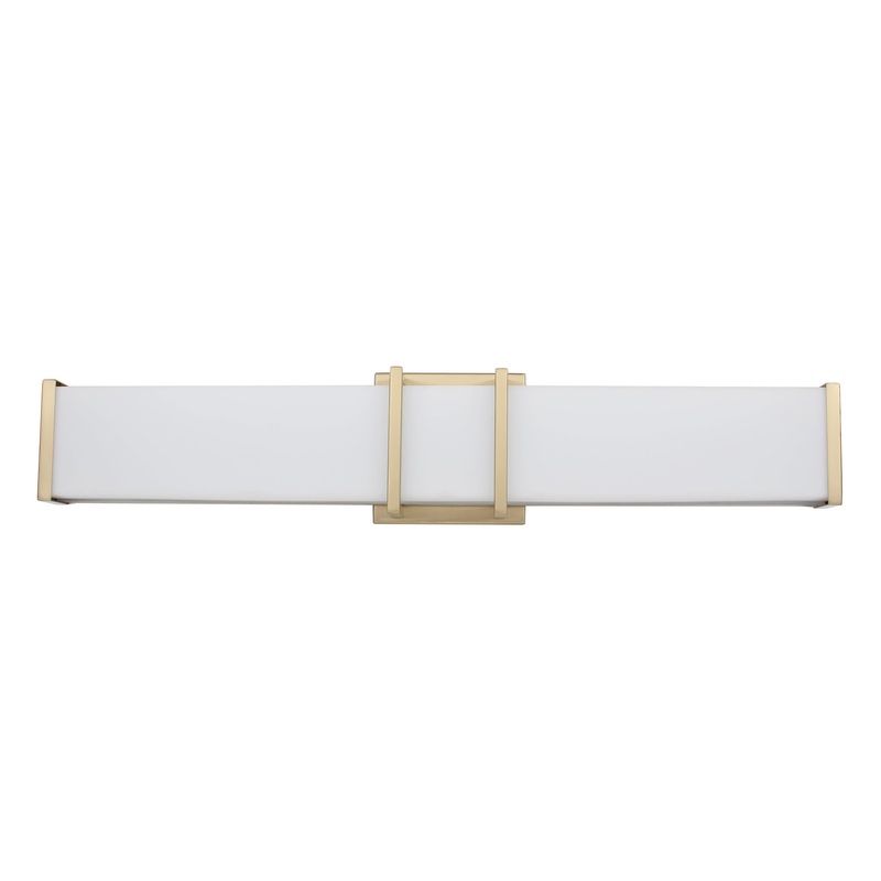 EGLO 204126A Tomero 1x26W LED Vanity Light w/ Brushed Gold Finish and Acrylic Shade (Discontinued)
