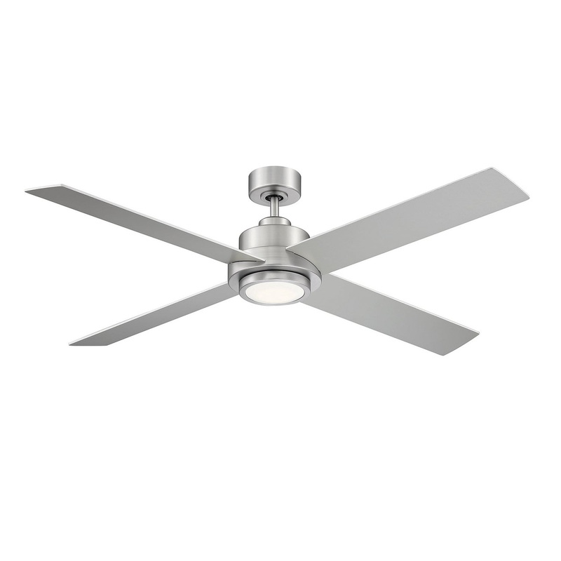 Shoppers Lighting SH2011BNRV Serenity 56"Ceiling Fan, Brushed Nickel