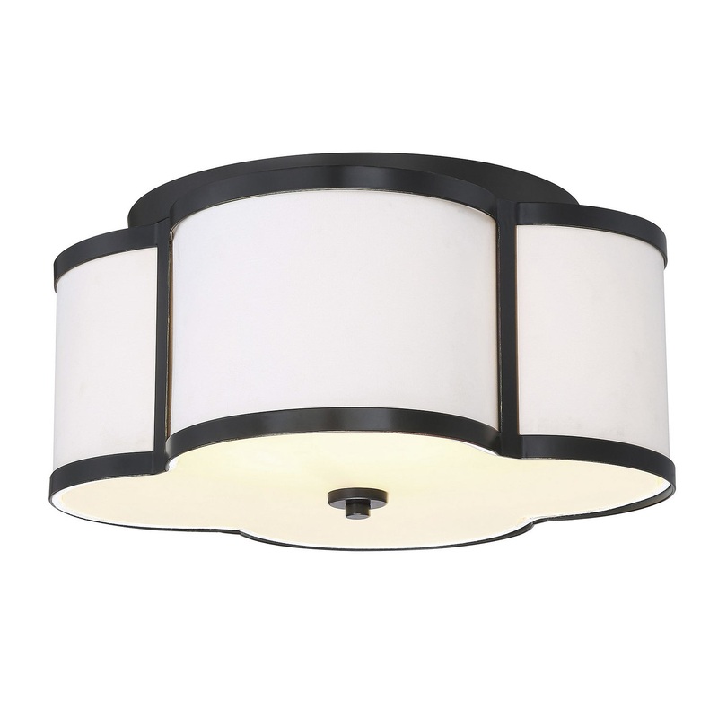 Shoppers Lighting SH60020CBZ Stella Three Light Semi-Flush Mount, Classic Bronze