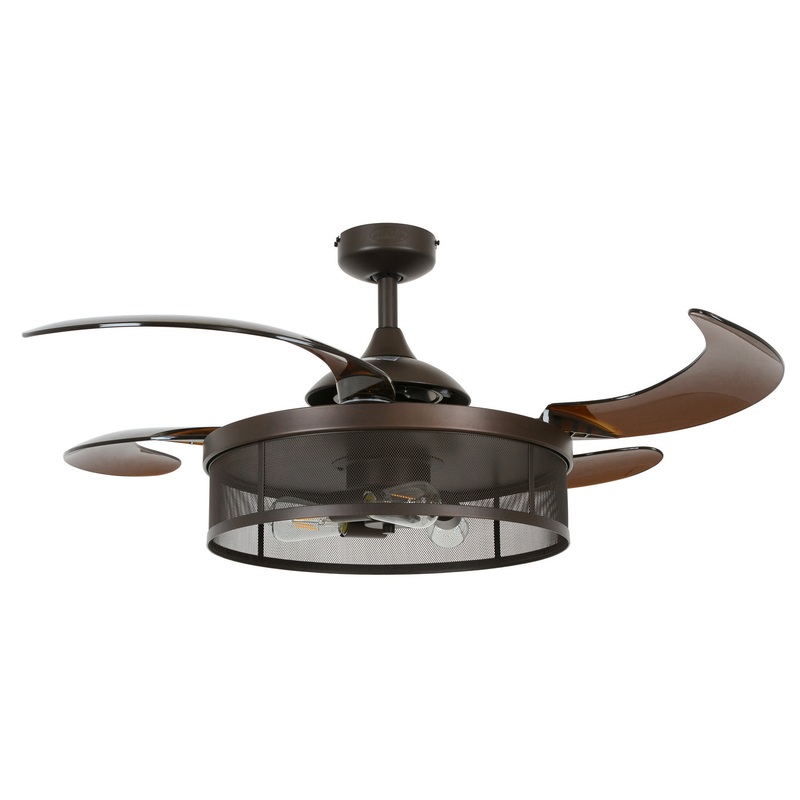 Beacon Fanaway 51107001 Meridian 48" Ceiling Fan, Oil Rubbed Bronze and Amber